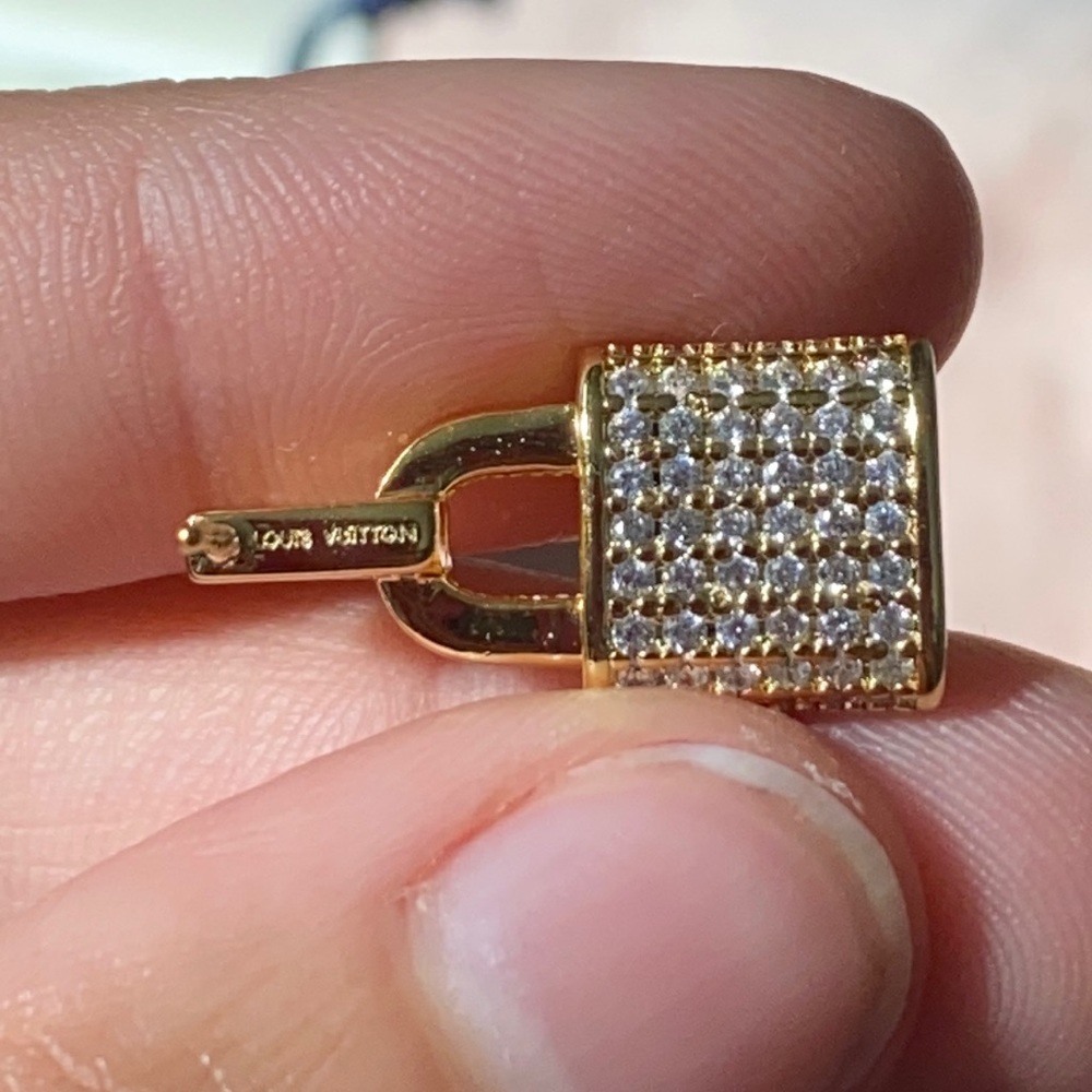 Designer Inspired Earrings Gold - Picture 4 of 8